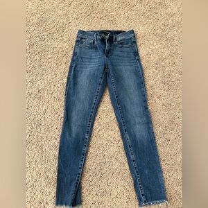 Banana Republic Dark Blue Skinny Jeans 25 PETITE